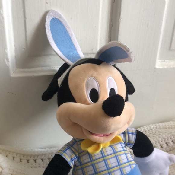 Disney Mickey Easter Bunny Ears Plush Stuffed Animal Toy - Picture 2 of 8